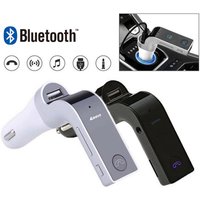 G7 Car Kit Cigarette Lighter Usb Bluetooth Handsfree FM Transmitter Type Radio MP3 Player USB Charger Adapter Car Accessories