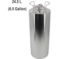 Brand New 24.5L(6.5Gallon ) Stainless Steel Ball Lock Cornelius (Corny) Keg