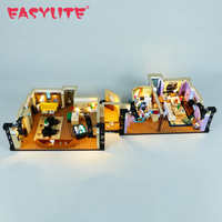 LED Light Set Up For 10292 The Friends Monica Apartments Building Blocks Lamp Bricks DIY Toys Lighting Kit Not Include Model