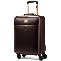 24 Inch Spinner suitcase Travel Rolling Luggage Suitcase Leather Business Spinner Travel Rolling Luggage bag trolley bags wheels