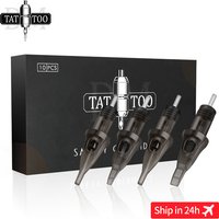 Cartridge Tattoo Needles RL RS RM M1 Disposable Sterilized Safety Tattoo Needle for Cartridge Machines Grips