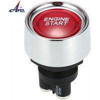 Universal 12V Car Red/Blue Illuminated Engine Start Switch Push Button Race Starter 22mm