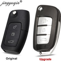 3 Button Modified Flip Folding Remote Key Shell for Ford Focus Fiesta C-Max S-Max Ka Mondeo Galaxy Fob Case HU101 FO21 Blade
