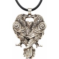 Norse Viking Odin Raven Amulets And Talismans Pendants Necklaces For Women Men Jewlery Dropshipping