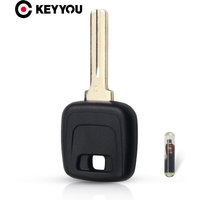 KEYYOU Transponder Car Key With ID48 Chip For Volvo VOLVO S40 V40 D30 S60 S80 XC90 XC60 Blank Key Case Fob Uncut NE66 Blade