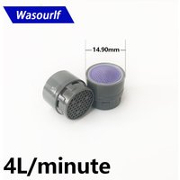 WASOURLF 6 PCS Water Saving Faucet Aerator 4L 6L Male Female Thread Tap Part Spout Bubble Accessories Basin Kitchen Fitting Part