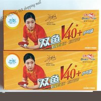 Plastic Table Tennis Ball, Double Fish, 1 Star, V40 +, ABS Material, Seams, Ping Pong Game, Wholesale, 20 Balls