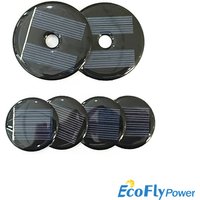 1PC 2V 35mA 50mA Round Mono/polycrystalline solar panel /solar cell battery module Epoxy board PET power generation board