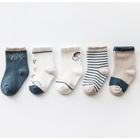 Nouveau 5 paires/lot infantile bébé chaussettes hiver automne bébé chaussettes pour filles coton nouveau-né bébé garçon chaussettes enfant en bas âge bébé garçons accessoires