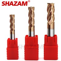 Milling Cutter Alloy Coating Tungsten Steel Tool Cnc Maching Hrc55 Endmill SHAZAM Milling Cutter Machine Tools 11