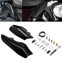 Motorcycle Black Mid-Frame Air Deflector Heat Shield For Harley Touring Street Electra Glide Road King FLHR FLHX FLTR FLHT 01-08
