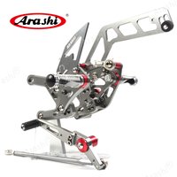 1 Set Arashi For YAMAHA MT10 MT10 2023-2025 CNC Adjustable Footrest Rear Sets Rearset Footrest Foot Rest