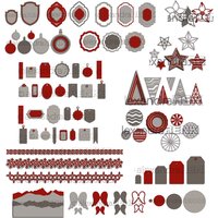 Piggy Craft metal cutting dies cut die mold New Various label frames Scrapbook paper craft knife mould blade punch stencils dies