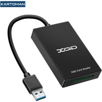 KARTOMAN USB 3.0 lecteur de carte Mémoire XQD Transfert Sony M/G Série pour Windows/Mac OS ordinateur