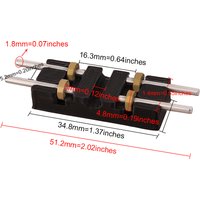 Ho 1:87 Railway Train Treadmill Wheels Rolling Road Wheels Rolling Stand Wheels Locomotive Test Stand Wheels 1pc/2pcs
