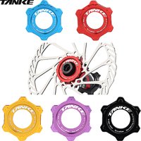 TANKE Bike Hub Center Lock To 6 Hole Adapter Aluminum Alloy Centerlock Conversion 6 Bolt 6 Pin Disc Brake Bicycle Accessories