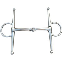 Stainless Steel Horse Bit Full Cheek Bit Horse Equipment 5 Inch Copper Mouthpiece Iron Plated Bit