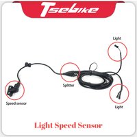 TSDZ2 tongsheng mid motor Light Speed Sensor With Y Splitter for Headlight and Taillight Connections
