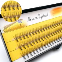 Mode 60 stücke Professionelle Make-Up Individuelle Cluster Wimpern Pfropfen Gefälschte Falsche Wimpern Kostenloser Versand
