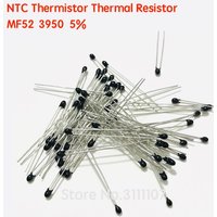 20PCS/LOT MF52AT MF52 MF52B 3950 NTC 5% Thermistor Thermal Resistor 1K 2K 3K 4.7K 5K 10K 20K 47K 50K 100K 102-104 Resistance