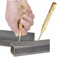 Automatic Center Pin Punch Woodworking Tools Spring Loaded Marking Metal Drill Bits Wood Press Dent Marker Tool