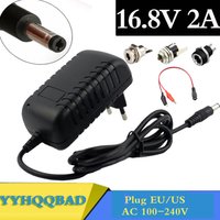 16.8V 2A Li-ion Battery Charger for 14.4V 18650 Lithium Battery 5.5mm x 2.1mm DC Power Jack Socket Female Panel Mount Connector