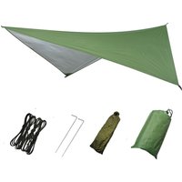 1.4-3m Awning Waterproof Tarp Tent Shade Ultralight Garden Canopy Sunshade Outdoor Camping Hammock Rain Fly Beach Sun Shelter