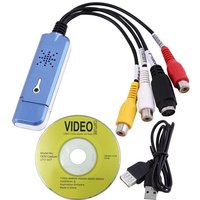 USB 2.0 Audio Video Capture Card Grabber Adapter VHS DVD DVR TV Converter for MAC IOS Win/XP/7/8/10