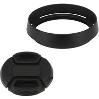 Haoge LH-LQ Metal Lens Hood Shade with Cap for Leica Q Q2 Q3 Q3-43 Q-P QP Typ 116 Typ116 Camera Black