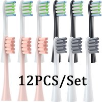 12 SZTUK wymiennych główek szczoteczki do elektrycznej szczoteczki sonicznej Oclean X/ X PRO/ Z1/ F1/ One/ Air 2/SE Dysze z miękkim włosiem DuPont