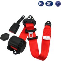 CE approved Retractable auto safety belt Passed Emark certification emergency locking 3point car seat belt driver safety belt