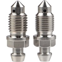 Motorcycle Stainless Steel Bleed Screw Banjo Bolt M10x1.25mm/1.0mm for Brake Caliper Master Cylinder 19 Rcs