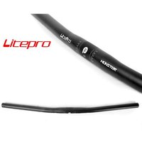 Litepro Bicycle Handlebar 25.4mm 540mm 580mm Straight / Horizontal Handlebar Aluminum Alloy Ultralight Black Silver