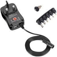 30W Universal AC/DC Adapter Adjustable Power Supply Adaptor Charger 3V 4.5V 5V 6V 7.5V 9V 12V 2.1A For LED Light Bulb Strip CCTV