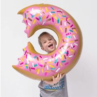 Large colorful Donut balloon Popcorn Toy Pineapple Aluminum Foil Balloons Birthday Party Decoration Baby Shower Christmas Globos