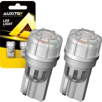 2Pcs AUXITO Car Lights T10 LED Yellow WY5W W5W LED Canbus Number Plate Light Dome Reading Door Map Trunk Interior Lamp Red White