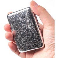 Vintage Metal Cigarette Case Container Cigarettes Tobacco Holder Pocket Box Storage