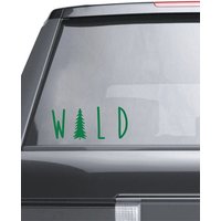 Wild Tree Vinyl Decal Sticker , Nature Decals Sticker For Car Window Laptop Computer MacBook Decor