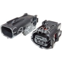 1 Set 3 Pin 12353 6189-1129 6188-4920 90980-12353 Headlight Lamp Socket AC Assembly Camshaft Sensor Plug For Toyota Lexus