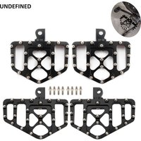 MX Foot Pegs Mini Offroad Floorboards Non-Slip Pedals Bobber Chopper Style For Harley Touring Sportster 883 Dyna FXDF Softail
