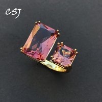 New Design Zultanite Ring Created Sultanite Color Change Gemstone Fine Jewelry Women Party Wedding Gift