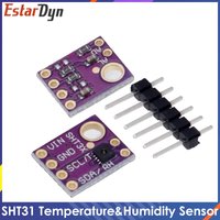 SHT31 Temperature SHT31-D Humidity Sensor Module Microcontroller IIC I2C Breakout Weather 3V 5V Compliant