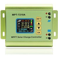 JUNTEK 600W MPPT Solar Panel Charge Controller DC 24V/36V/48V/60V/72V Boost Solar Battery Controllers LCD Display MPT-7210A