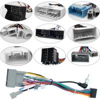 Universal Power Connector 2 Din Car Android Radio Cable for Suzuki Buick ISO Hyundai Kia Honda Toyota Nissan GPS Antenna RCA