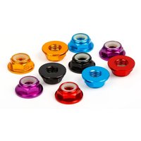 5PCS M5*4.5mm Aluminum Motor Screw Nuts Nylon Insert Self Lock Flange Nut CW for RC FPV Racing Drones 2205 2206 2207 Motor Part