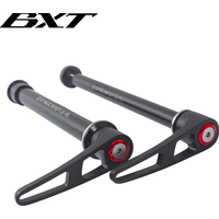 BXT – brochette d'essieu traversant en alliage de vélo, levier d'arbre de seau à dégagement rapide pour brochettes en aluminium de vélo de montagne vtt BMX, 100x15mm
