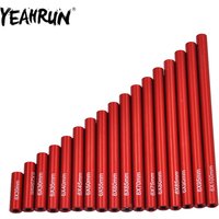 YEAHRUN 2PCS Aluminum Alloy Link Rod Red Linkage 20-105mm for 1/10 RC Crawler Axial SCX10 F350 D90 D10 TRX4 TRX6 Upgrade Parts