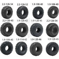 1.9/2.2 inch Rubber Tyre 1.9 Wheel Tires for 1/10 RC Crawler TRX4 TRX6 Axial SCX10 II III Gladiator 90046 RBX10 Wraith