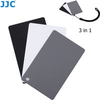 JJC 3in1 18% Gray Card White Balance Card Photographic Calibration for Canon Nikon Fujifilm Sony DSLR SLR Camera Accessories
