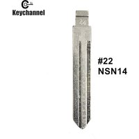 5PCS LISHI NSN14 Engraved Line Key Blade Clipper key For Nissan Tiida Teana Livina Scale Shearing Teeth Blank No.22 All Key Lost